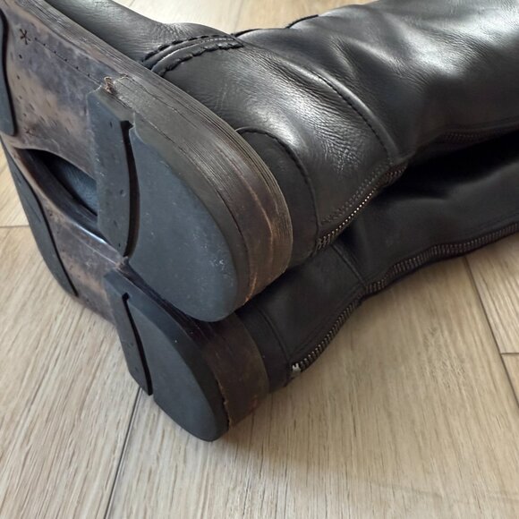 👢 Franco Sarto Black Leather Riding Boots | Women’s 9.5M Wide Calf 👢 - Picture 10 of 16